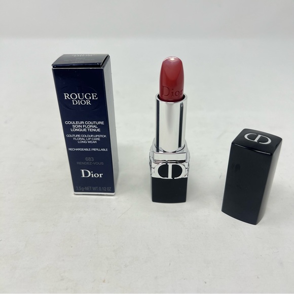 Dior Makeup New Dior Rouge Dior Refillable Lipstick Rendezvous
